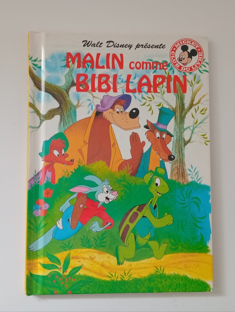 Vintage Disney Malin comme Bibi Lapin French Hardcover Grolier 1994